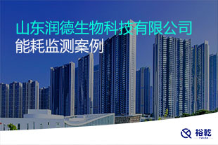 山東潤德生物科技有限公司能耗在線監測案例